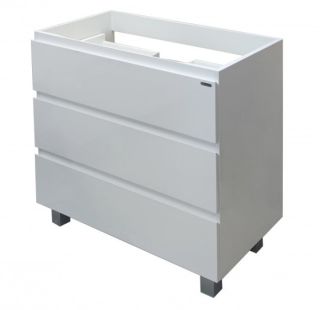 Напольная тумба под раковину Эстет Bali New ФР-00009970 100см три ящика белый